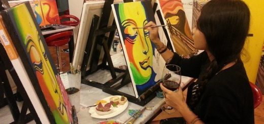 אמנות על הבר: סדנת ציור בפאב
