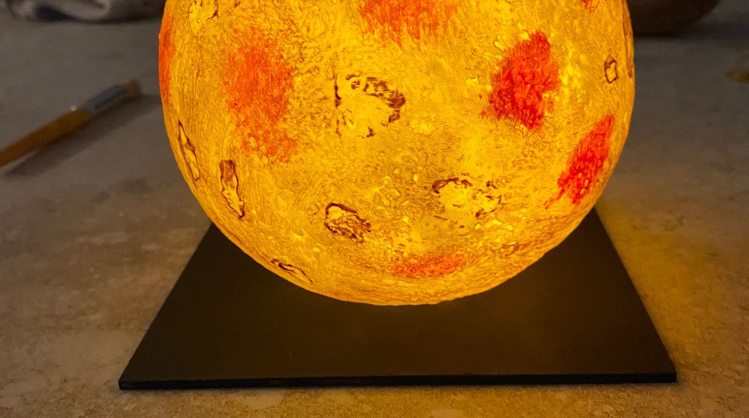 Design a unique moon lamp for your home
